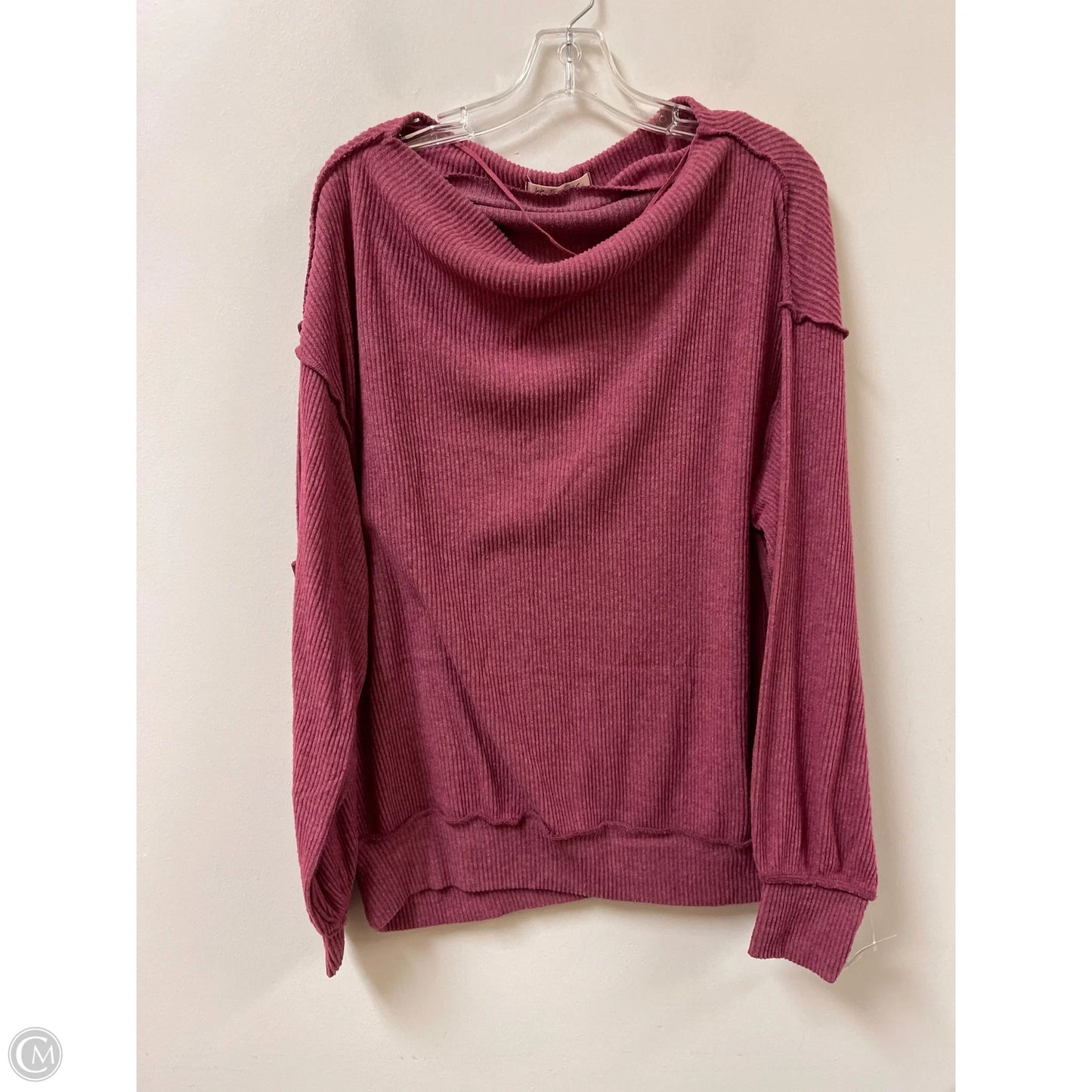 Top Long Sleeve By We The Free In Purple, Size: Xs