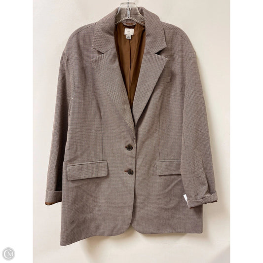 Blazer By A New Day In Brown, Size: L