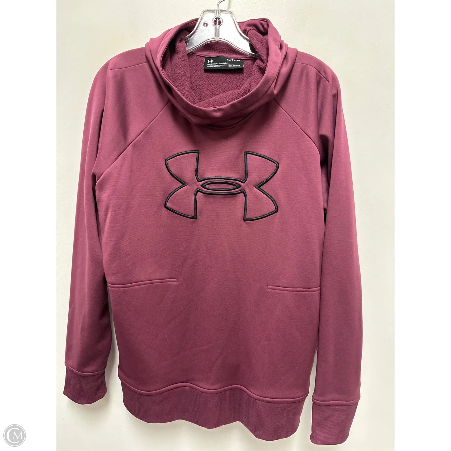Athletic Sweatshirt Hoodie By Under Armour In Purple, Size: Xl