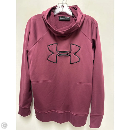 Athletic Sweatshirt Hoodie By Under Armour In Purple, Size: Xl