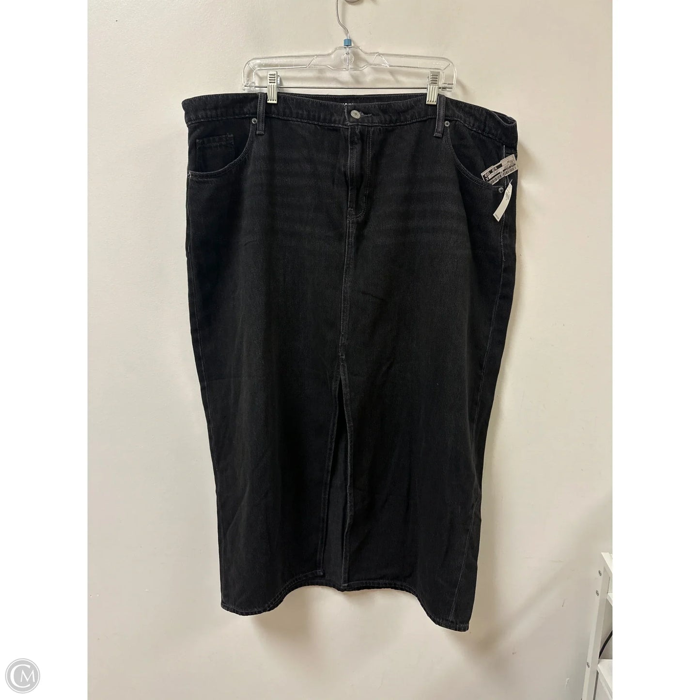 Skirt Midi By Old Navy In Grey Denim, Size: 20