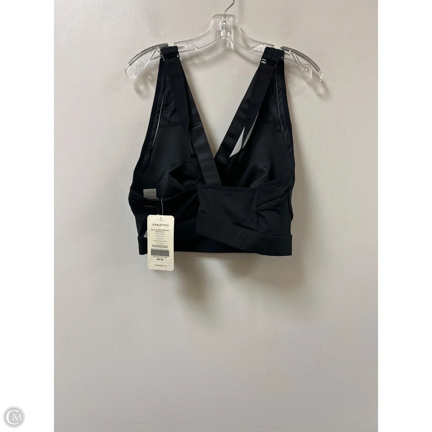 Athletic Bra By Fabletics In Black, Size: 3x
