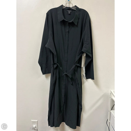Dress Casual Midi By Athleta In Black, Size: 3x
