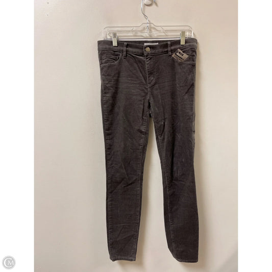 Pants Corduroy By Loft In Grey, Size: 4