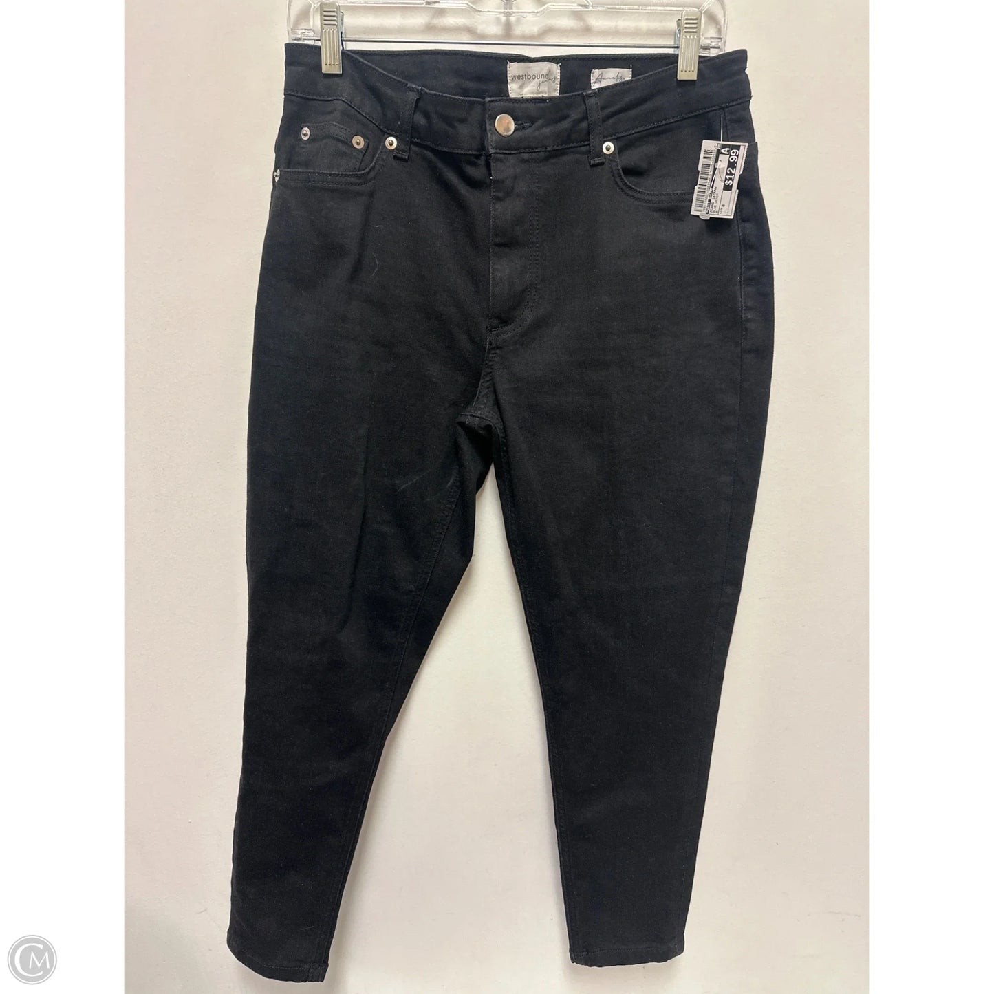 Jeans Skinny By West Bound In Blue Denim, Size: 8