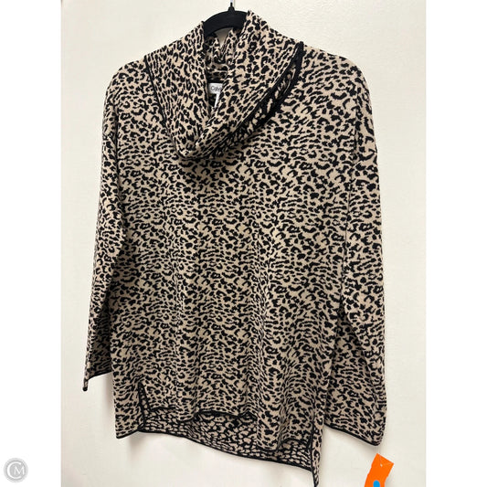 Sweater By Calvin Klein In Animal Print, Size: M