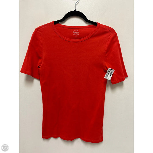 Top Short Sleeve By J. Crew In Orange, Size: M