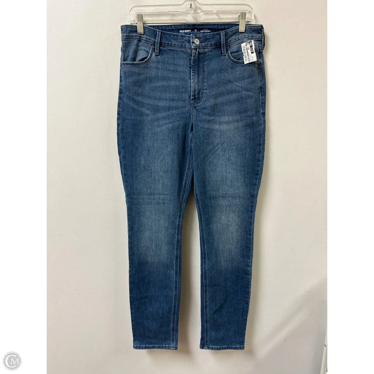 Jeans Straight By Old Navy In Blue Denim, Size: 10