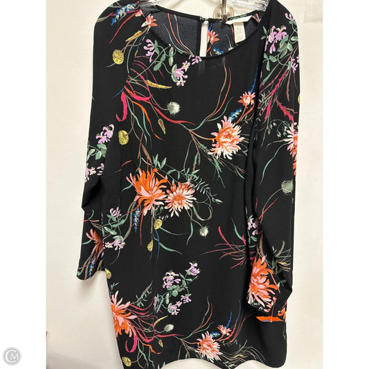 Dress Casual Short By H&m In Floral Print, Size: Xl