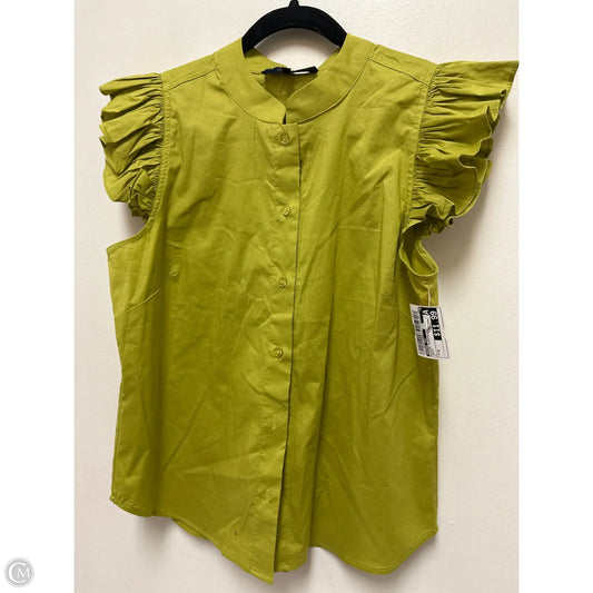 Blouse Sleeveless By Rachel Roy In Green, Size: M