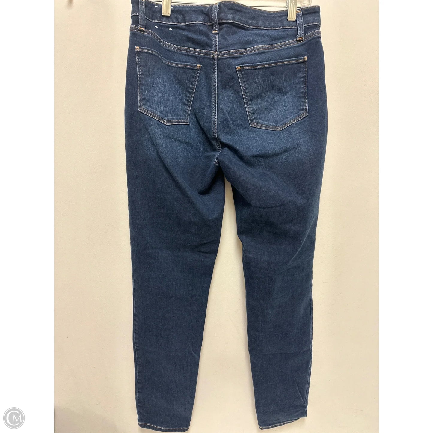 Jeans Skinny By Talbots In Blue Denim, Size: 8