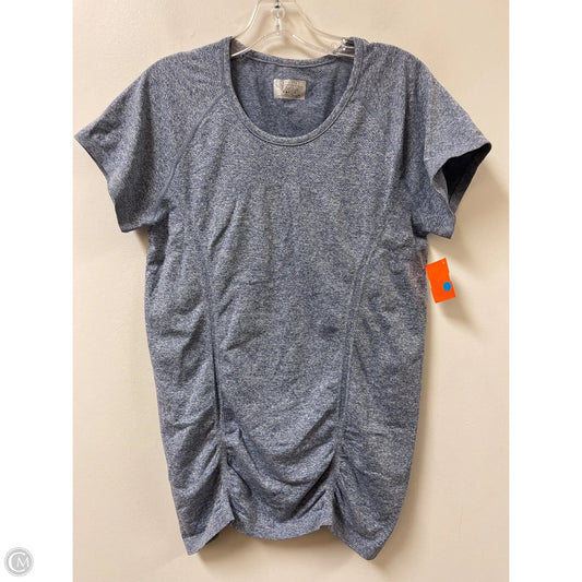 Athletic Top Short Sleeve By Athleta In Blue, Size: Xl