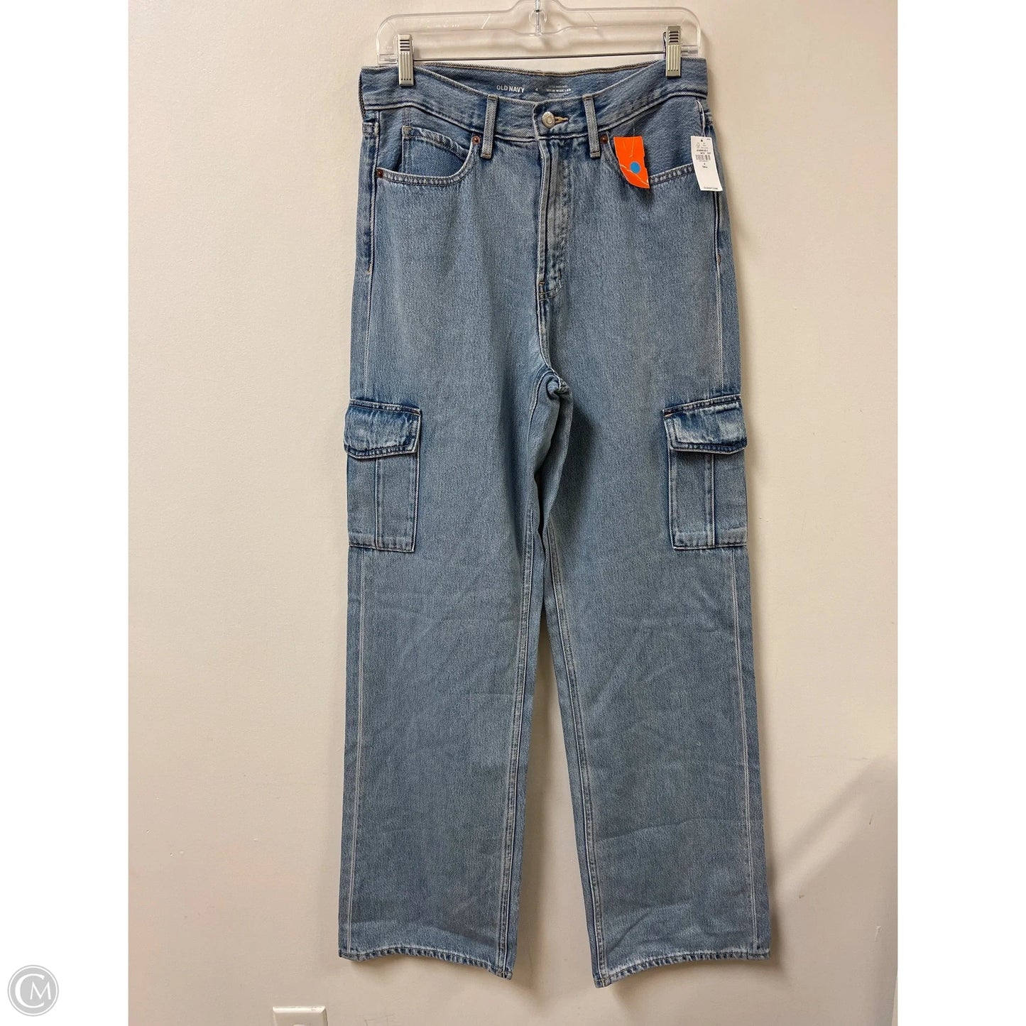 Jeans Wide Leg By Old Navy In Blue Denim, Size: 4