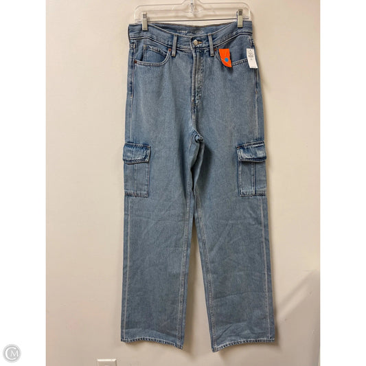 Jeans Wide Leg By Old Navy In Blue Denim, Size: 4