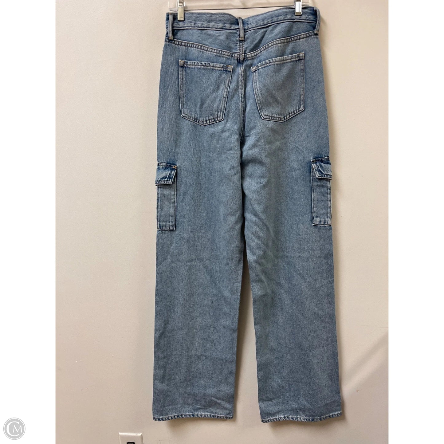 Jeans Wide Leg By Old Navy In Blue Denim, Size: 4