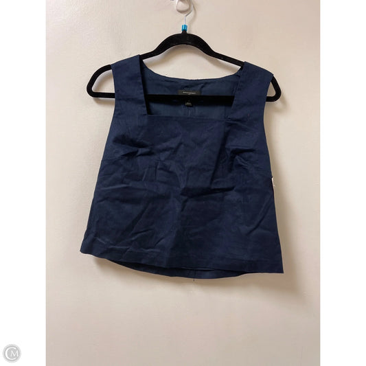 Top Sleeveless By Banana Republic In Navy, Size: S