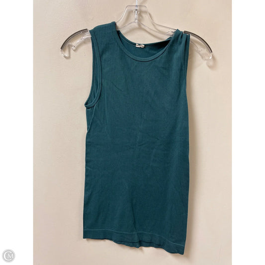 Athletic Tank Top By Clothes Mentor In Teal, Size: S