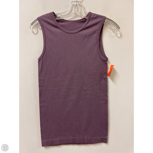 Athletic Tank Top By Clothes Mentor In Purple, Size: S