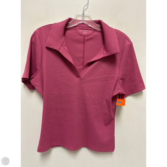 Athletic Top Short Sleeve By Clothes Mentor In Pink, Size: L