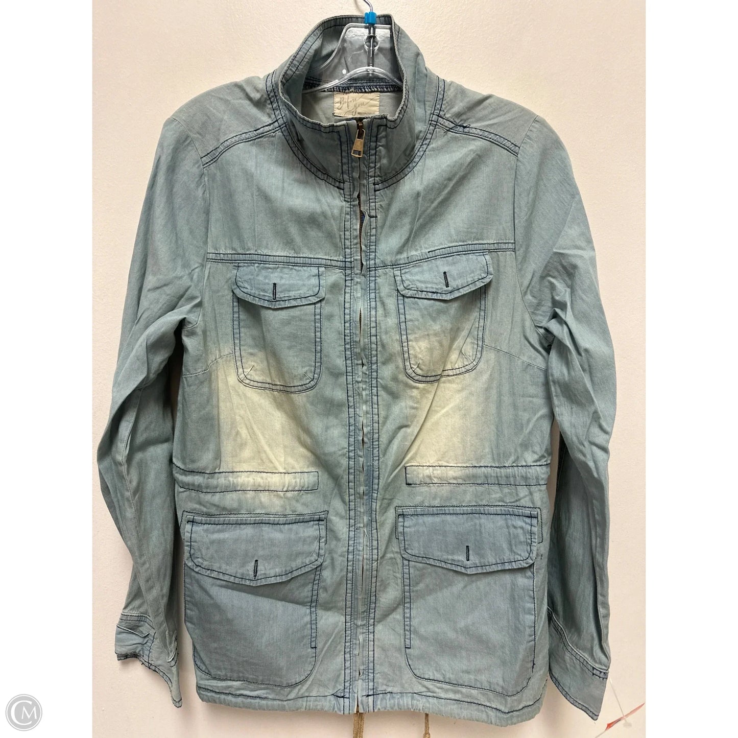 Jacket Other By Clothes Mentor In Blue, Size: M