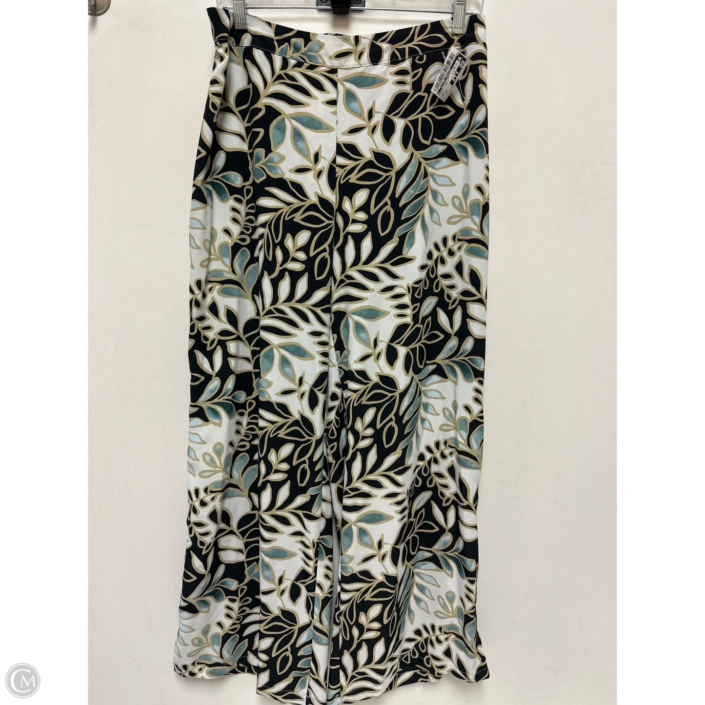 Pants Wide Leg By Clothes Mentor In Black & Green, Size: 10