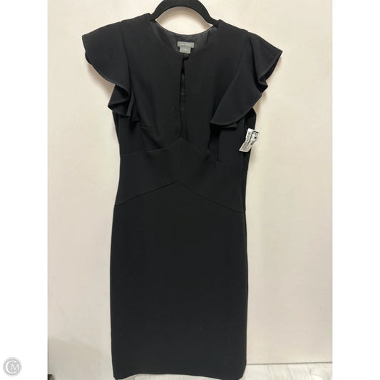 Dress Casual Midi By Ann Taylor In Black, Size: Xs