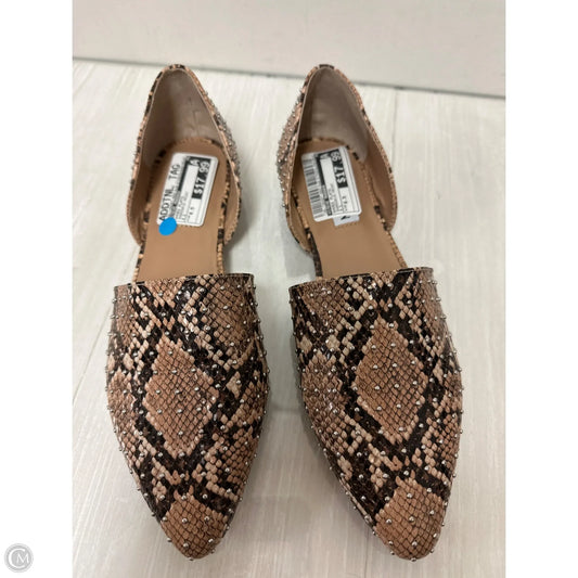 Shoes Flats By Steve Madden In Snakeskin Print, Size: 8.5