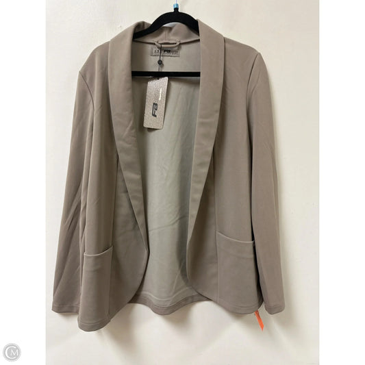 Blazer By Clothes Mentor In Brown, Size: M