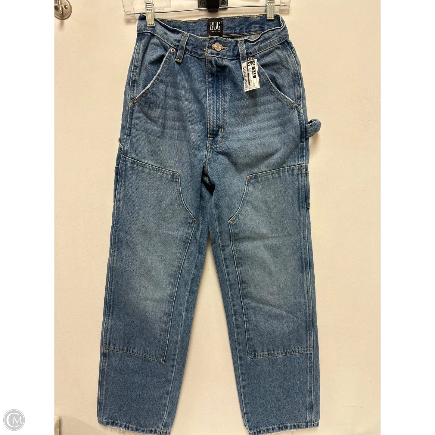 Jeans Straight By Bdg In Blue Denim, Size: 4