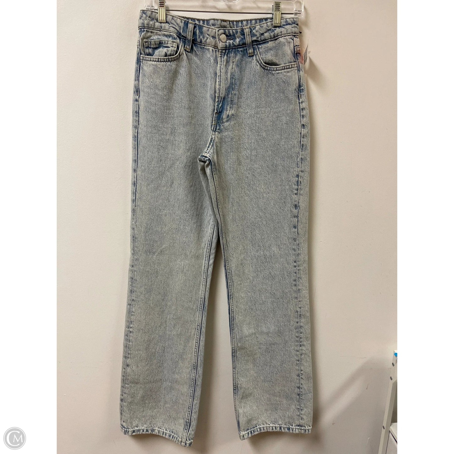 Jeans Wide Leg By Zara In Blue Denim, Size: 2