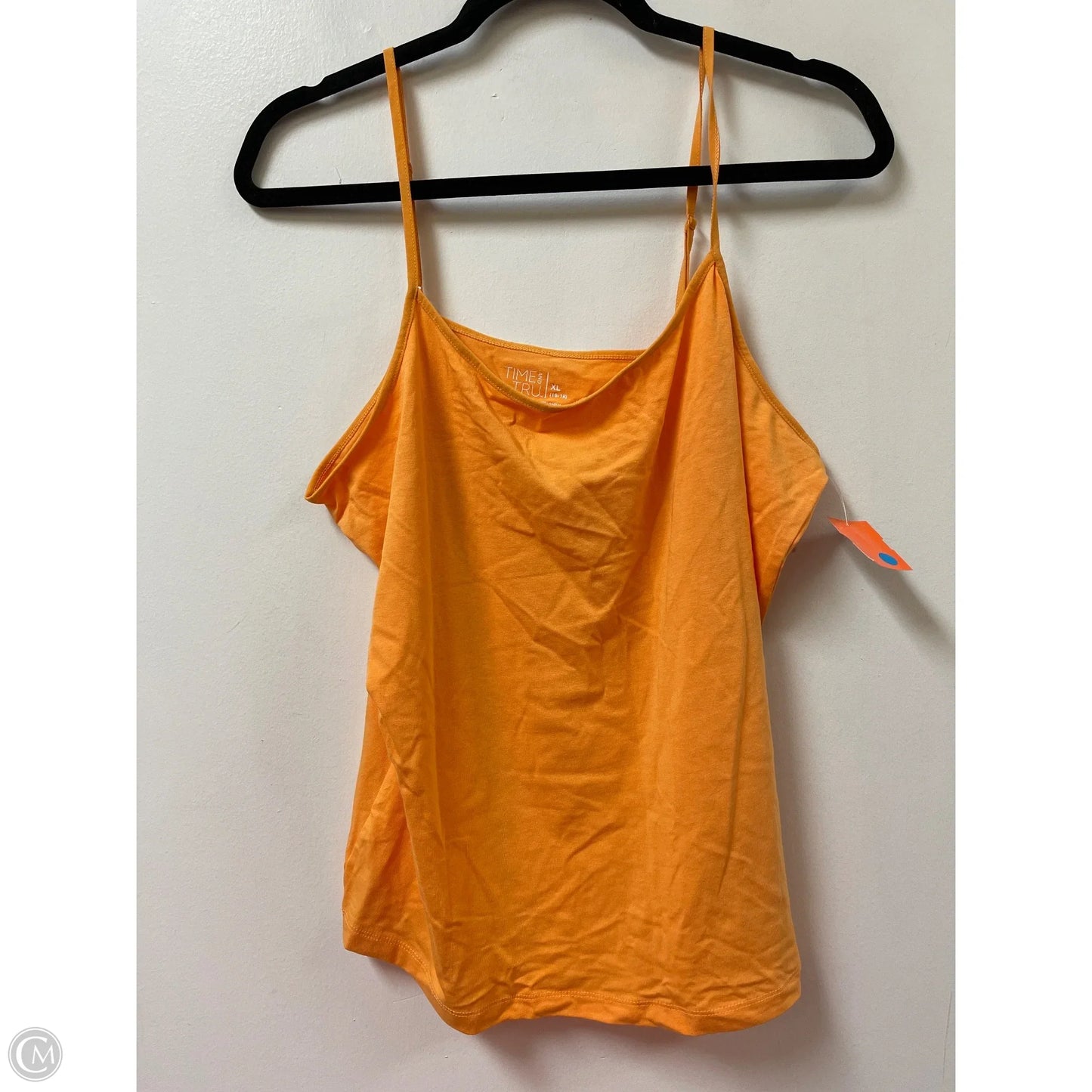 Tank Top By Time And Tru In Orange, Size: Xl