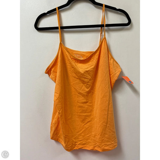 Tank Top By Time And Tru In Orange, Size: Xl