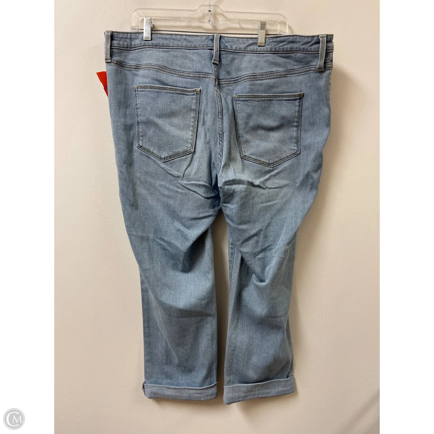 Jeans Straight By Universal Thread In Blue Denim, Size: 18