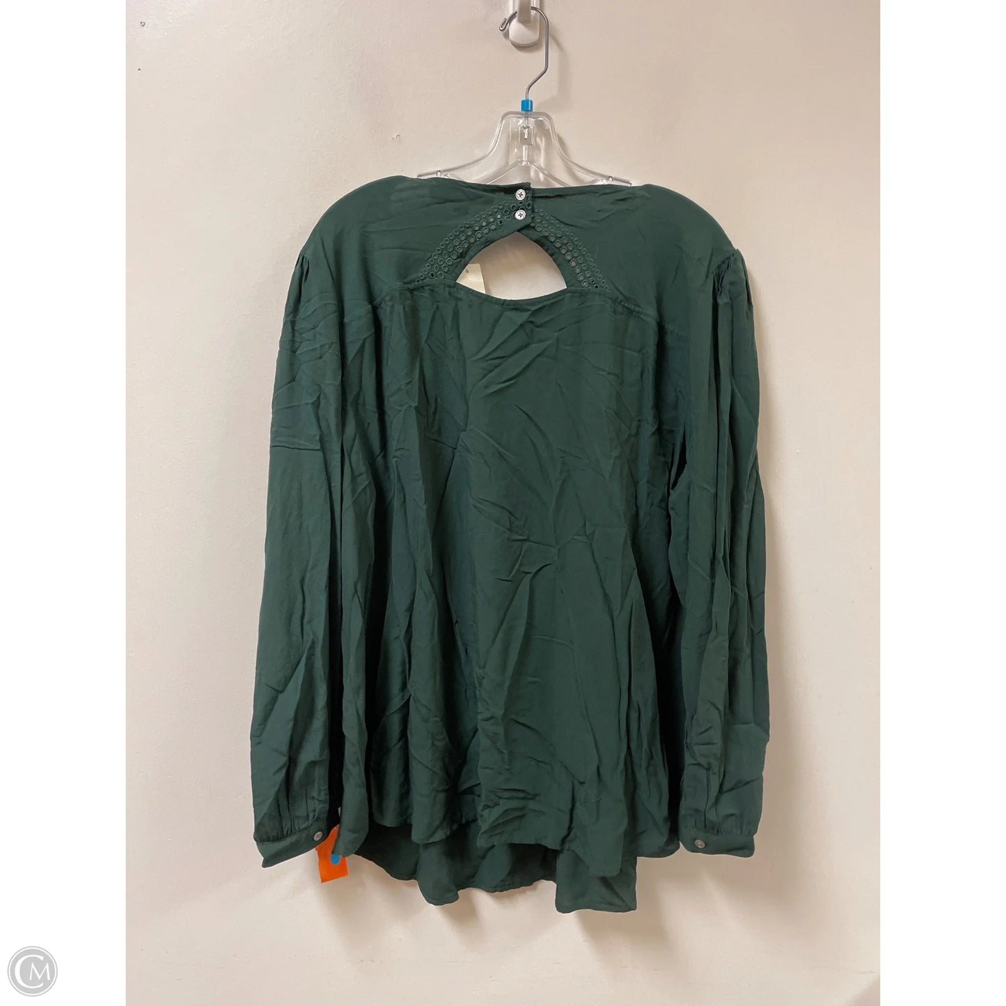 Top Long Sleeve By Loft In Green, Size: 1x