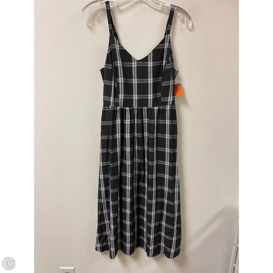 Dress Casual Midi By Old Navy In Black & Blue, Size: S