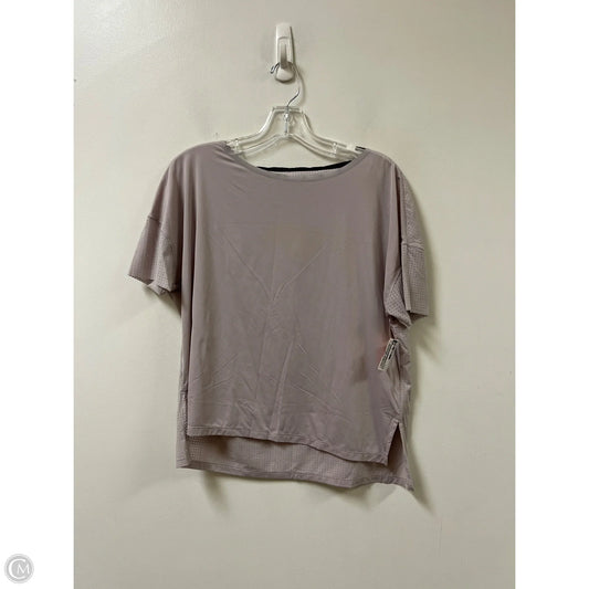 Athletic Top Short Sleeve By Reebok In Purple, Size: M