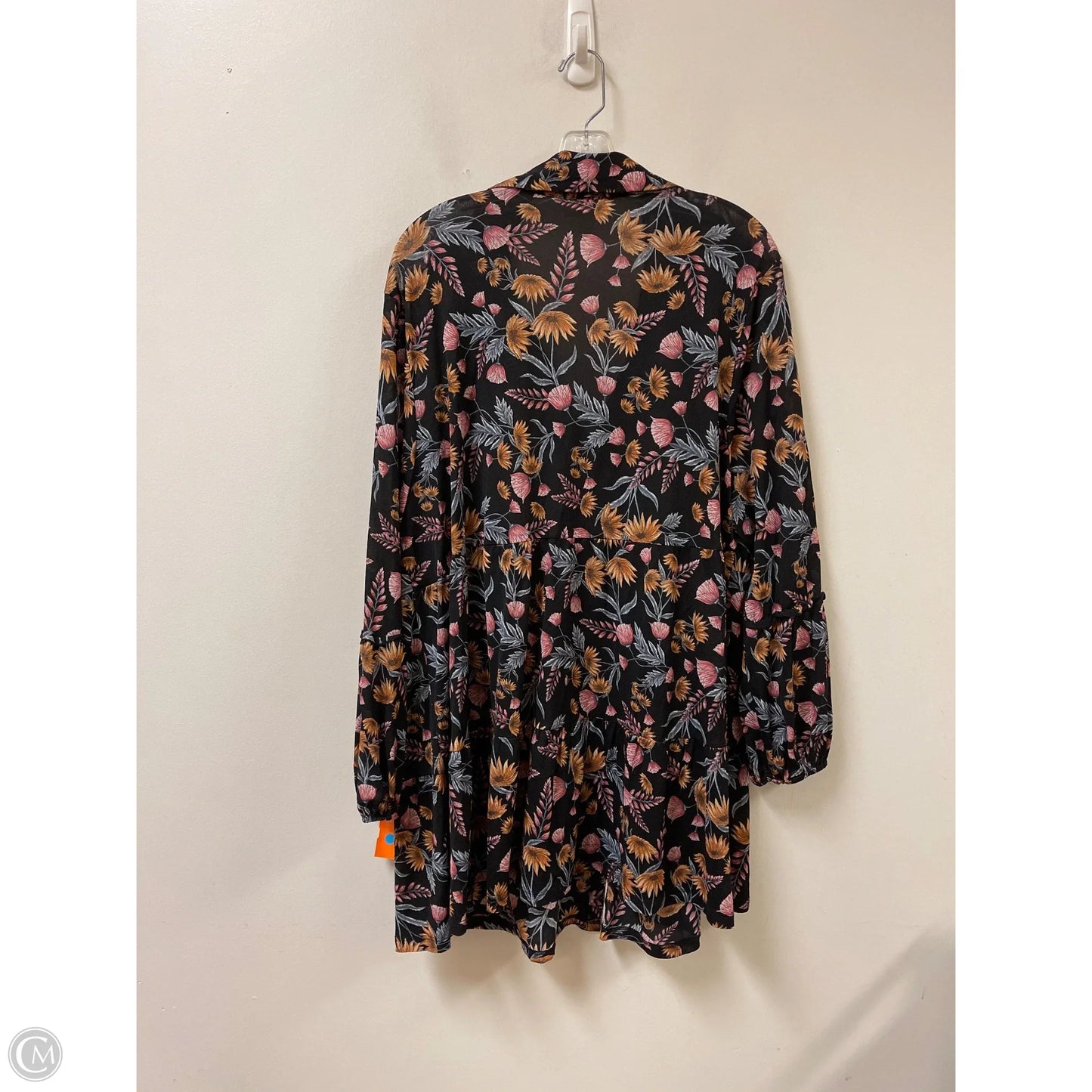 Blouse Long Sleeve By Style And Company In Floral Print, Size: 3x