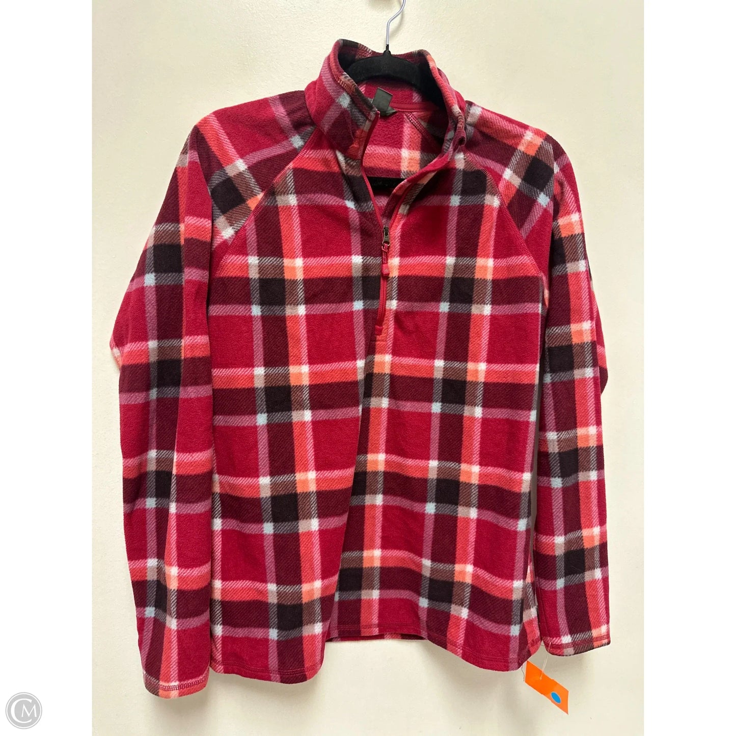 Sweatshirt Collar By Eddie Bauer In Red, Size: M