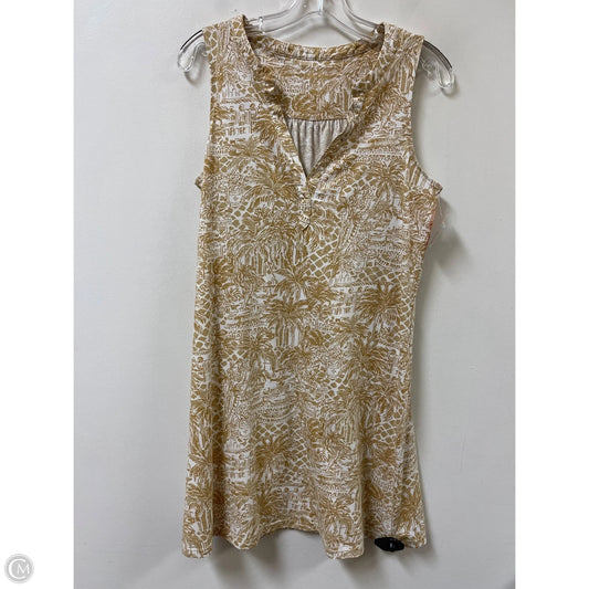 Dress Designer By Lilly Pulitzer In Brown & White, Size: S