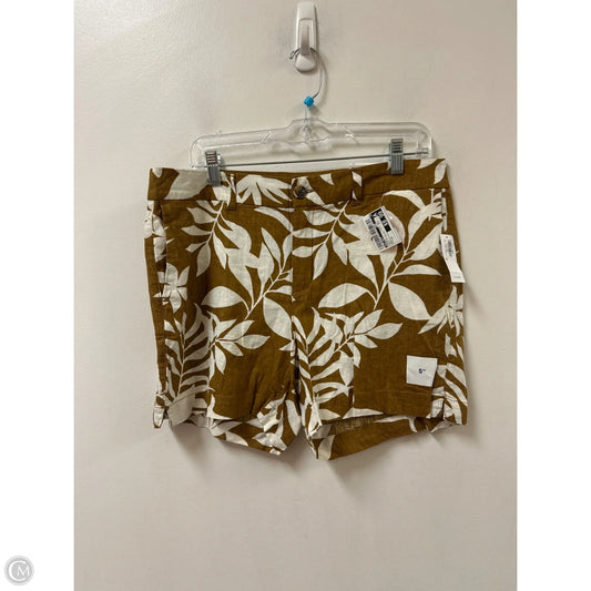 Shorts By Old Navy In White & Yellow, Size: 12