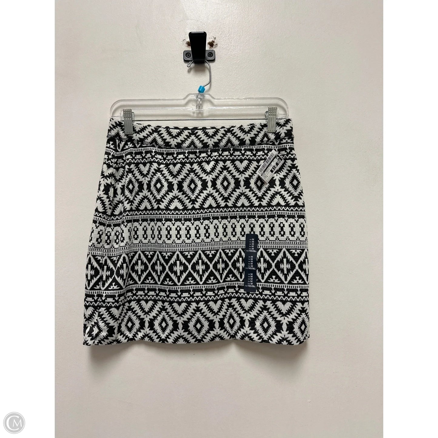 Skirt Mini & Short By Gap In Black & White, Size: 8