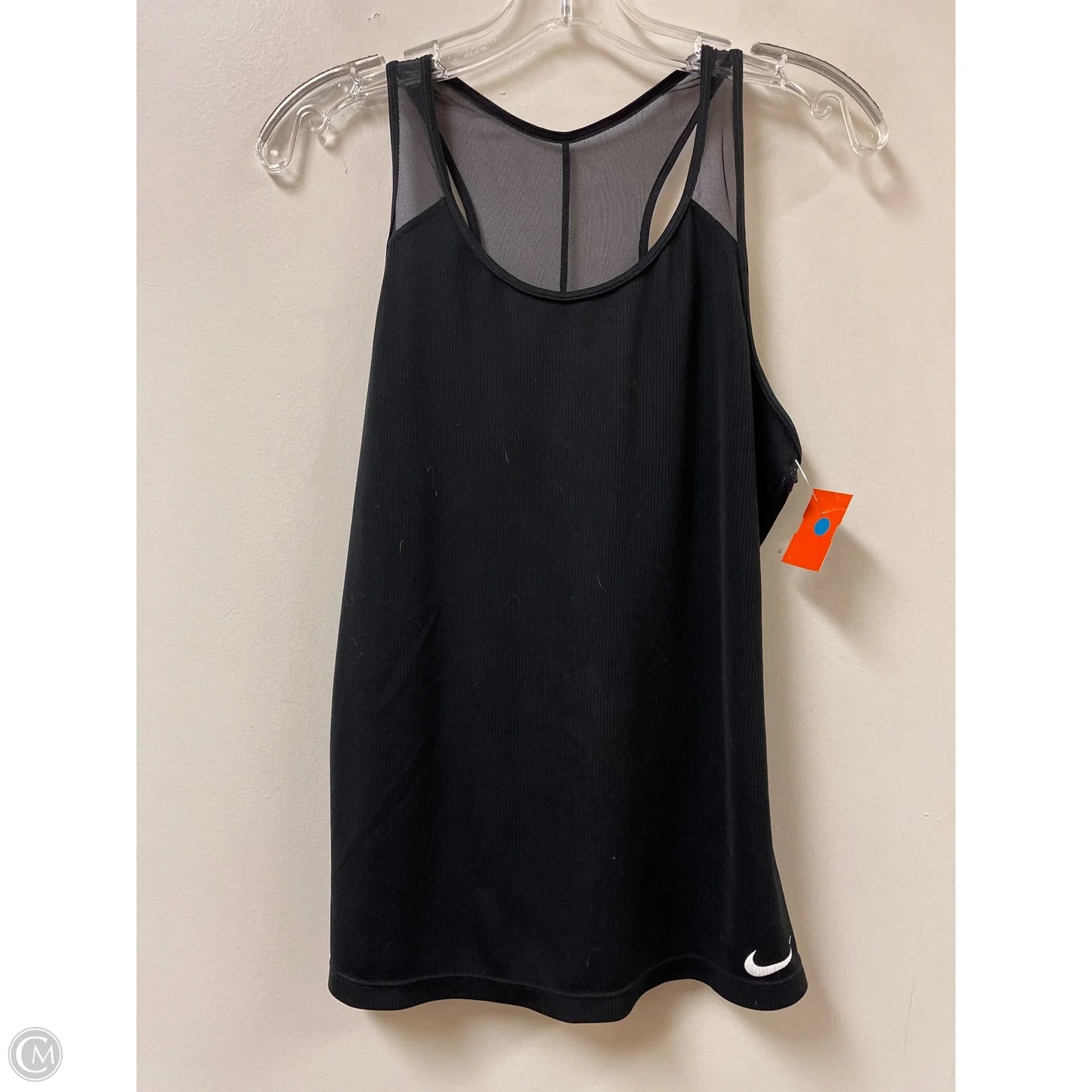 Athletic Tank Top By Nike In Black, Size: L