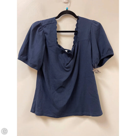 Top Short Sleeve By Torrid In Navy, Size: 2x