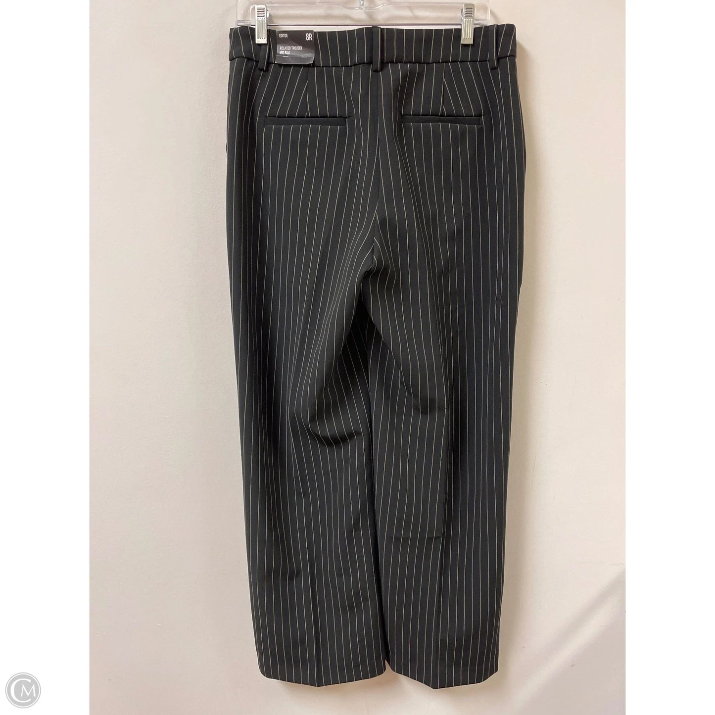 Pants Wide Leg By Express In Black & Cream, Size: 8