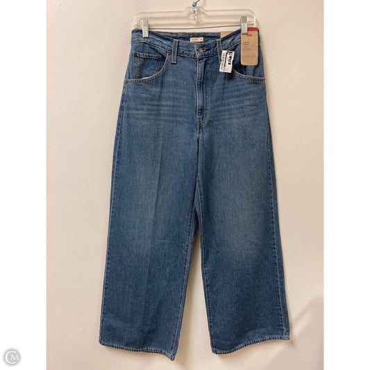 Jeans Wide Leg By Levis In Blue Denim, Size: 10
