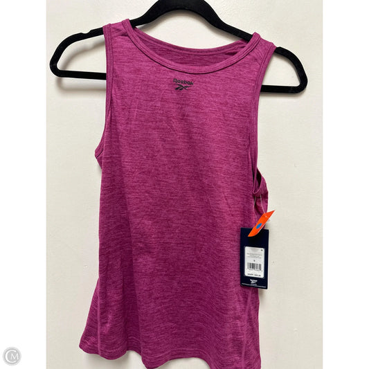 Athletic Tank Top By Reebok In Purple, Size: S