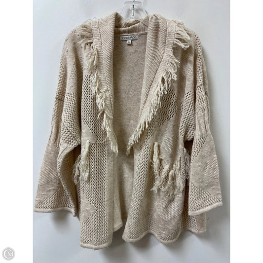 Sweater Cardigan By Frye And Co In Cream, Size: S
