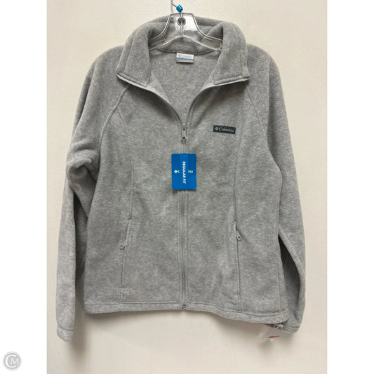 Jacket Fleece By Columbia In Grey, Size: L