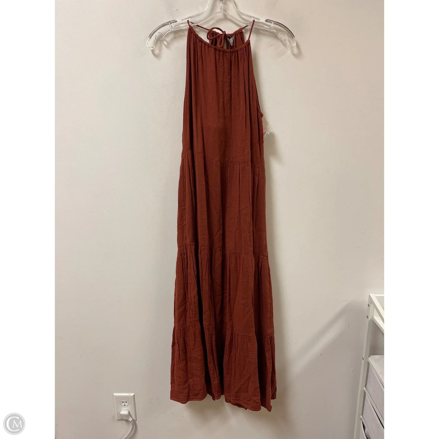 Dress Casual Maxi By Old Navy In Brown, Size: S