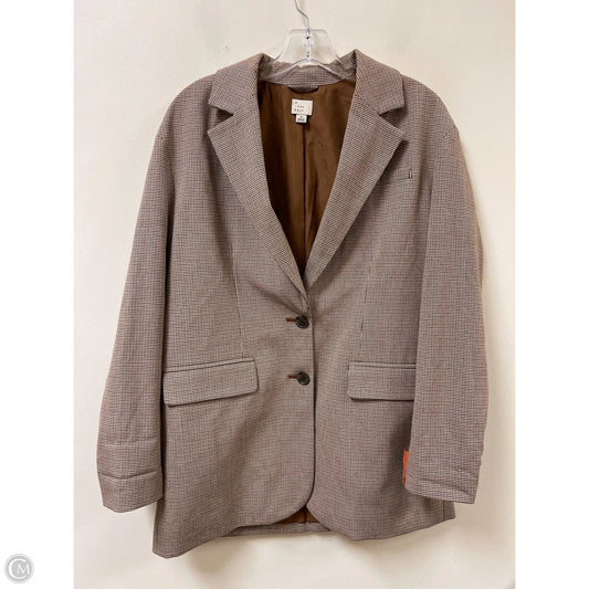 Blazer By A New Day In Black & Brown, Size: S